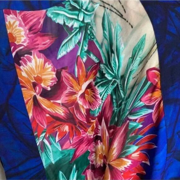 NWT Desigual Siracusa Oriental Inspo Batwing Blouse Multi-Colored Size Small - Picture 8 of 12